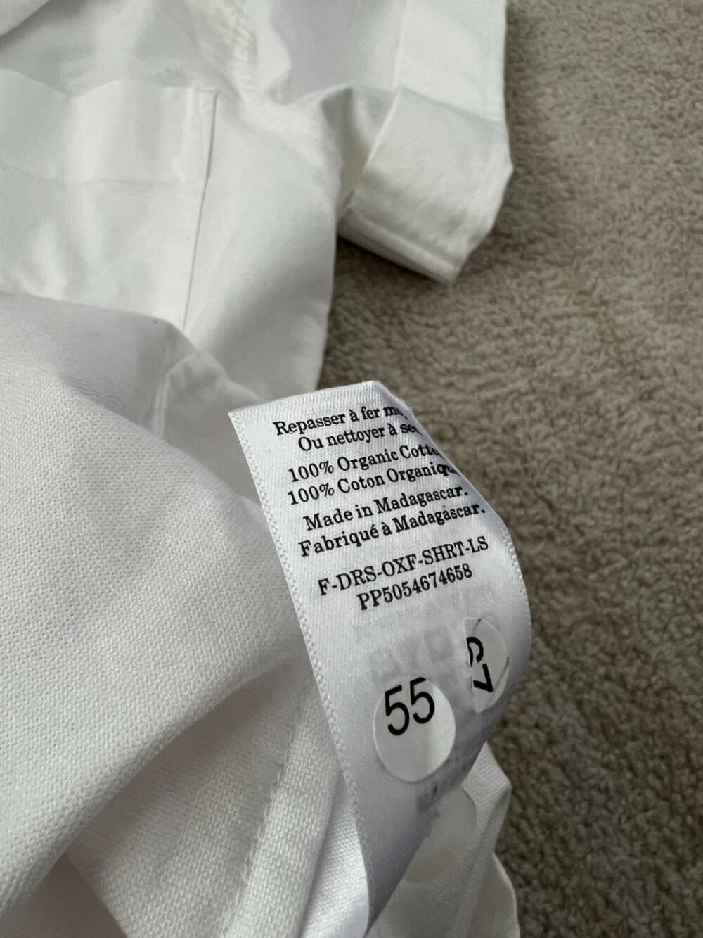 NWT Everlane Oxford Short Sleeve Shirt Dress M White Cotton Summer - Picture 10 of 10